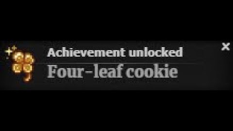 Four leaf cookie - cookie clicker
