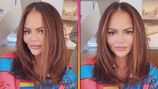 Chrissy Teigen Debuts RED Hair Weeks After Welcoming Baby No. 3