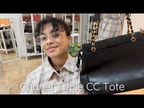 Chanel Vintage Triple CC Tote Review 