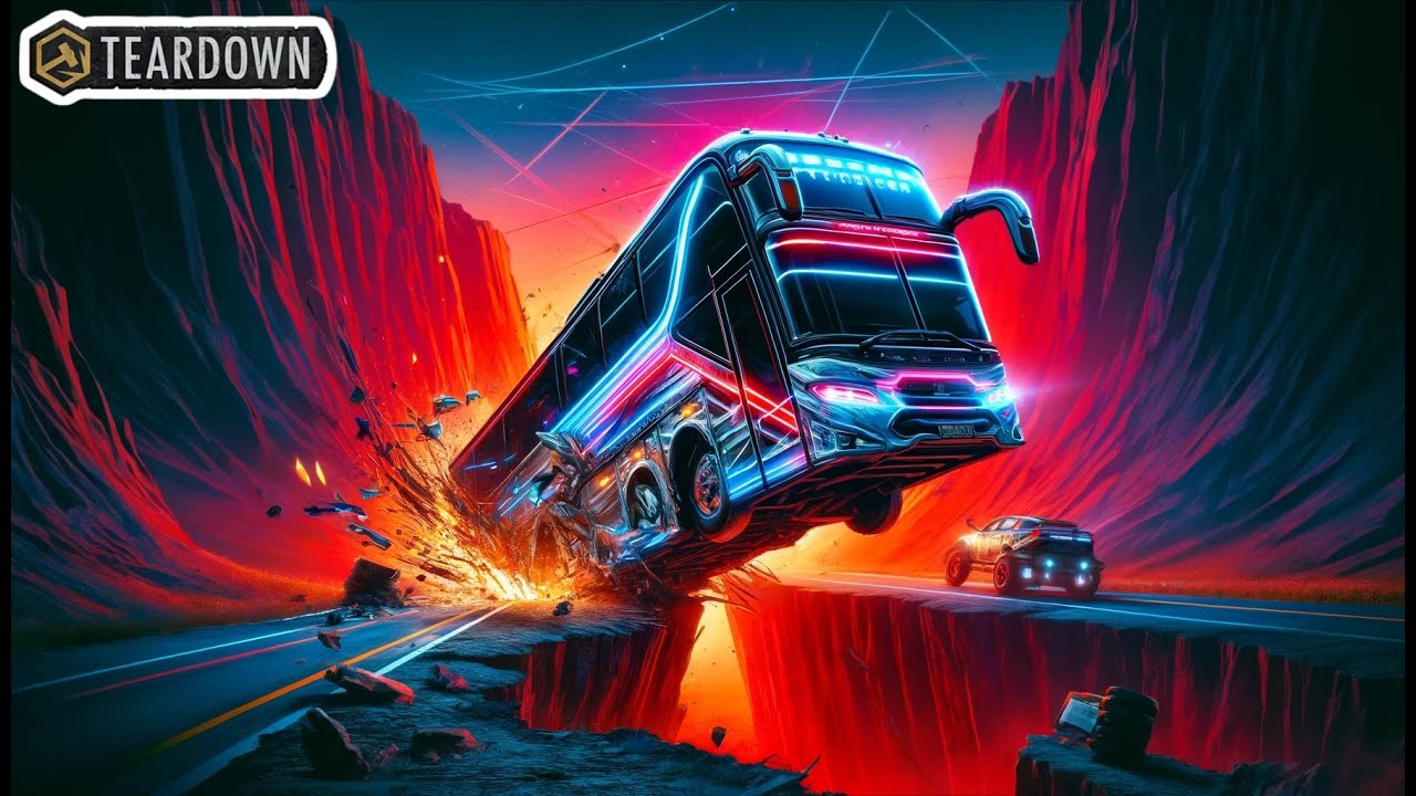 Epic Bus Crashes on Tearng Map – Insane Destruction in Teardown! | Simulated Playbook