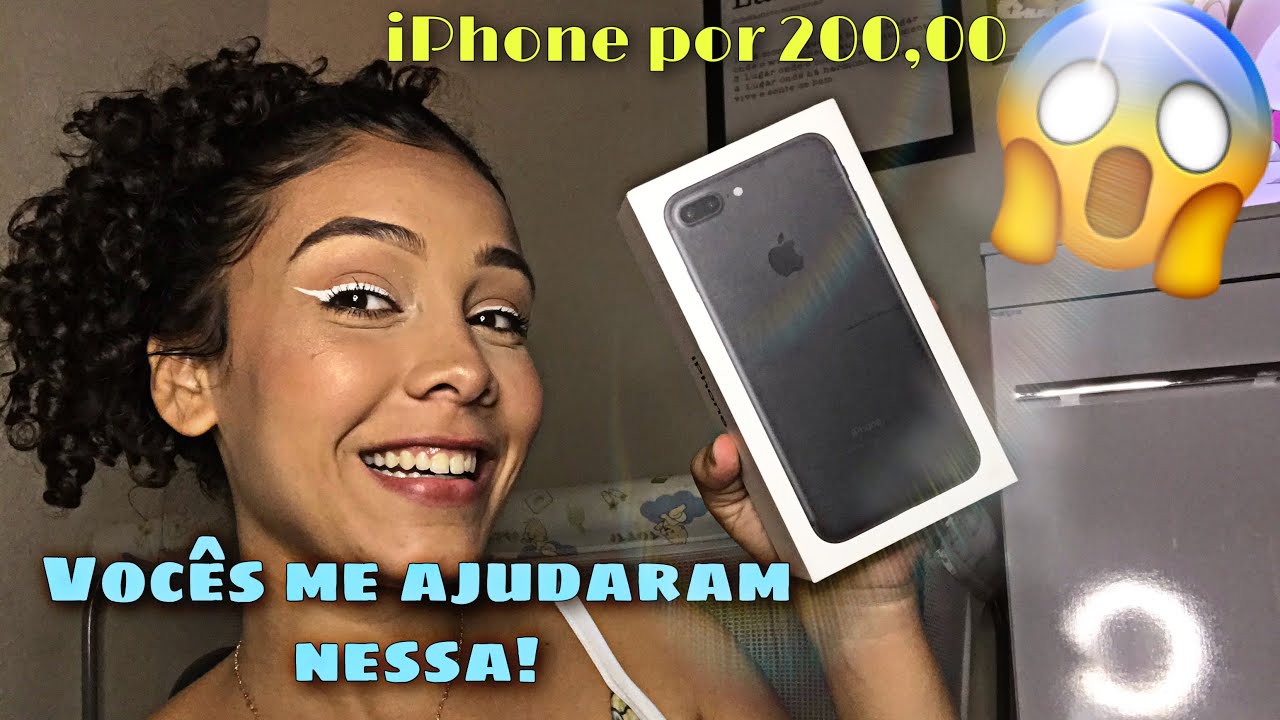 COMPREI MEU IPHONE POR 200,00