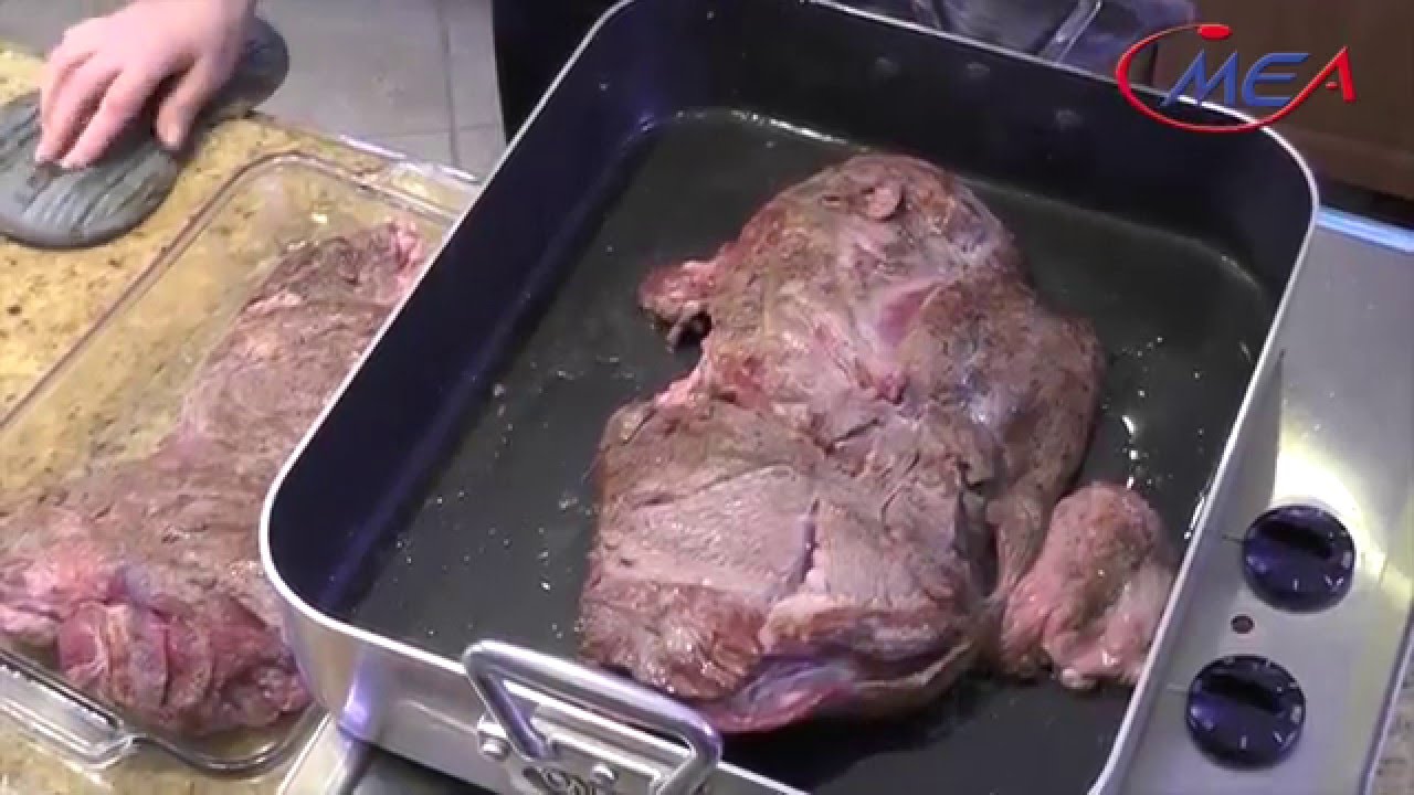 kozi ( stuffed lamb with rice ) قوزي samira's kitchen, episode # 150 part 1