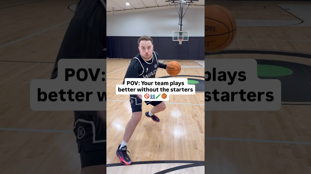 When your Basketball team plays better without the starters🚫👥 Bench chemistry brings the team back