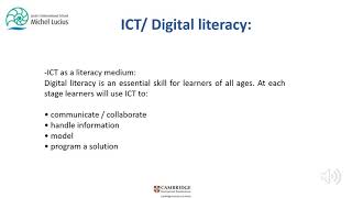 ISML Primary ICT Digital Literacy