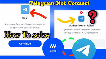 Marina KYC Telegram Connecting Problem solved 100% Full Method