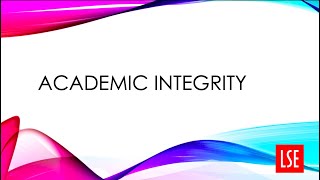 Academic Integrity Presentation