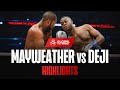 Floyd Mayweather vs Deji Highlights