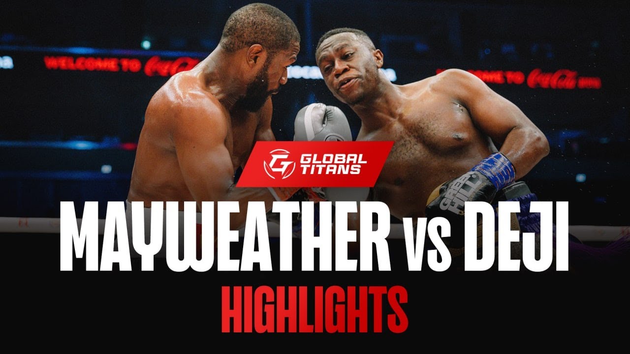 Floyd Mayweather vs Deji Highlights r/Boxing