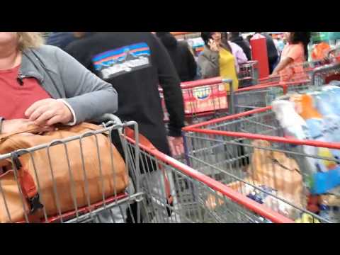 3.8.20 Los Felez Costco, California line for water