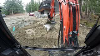 Sewer line Backfill continued #excavator #construction #kubota #tiltrotator #work