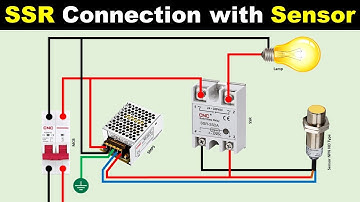 SSR- Solid State Relay Connection with Sensor || SSR wiring connection @TheElectricalGuy