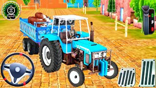 Framing Cargo Tractor Game! 3D New Tractor Driving Simulator Game 2025 Tractor; Android Gameplay screenshot 4