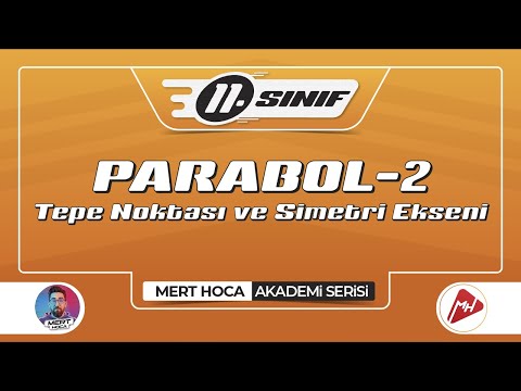 Parabol-2 | Tepe Noktası ve Simetri Ekseni | 11.Sınıf Konu Anlatımı | Akademi Serisi