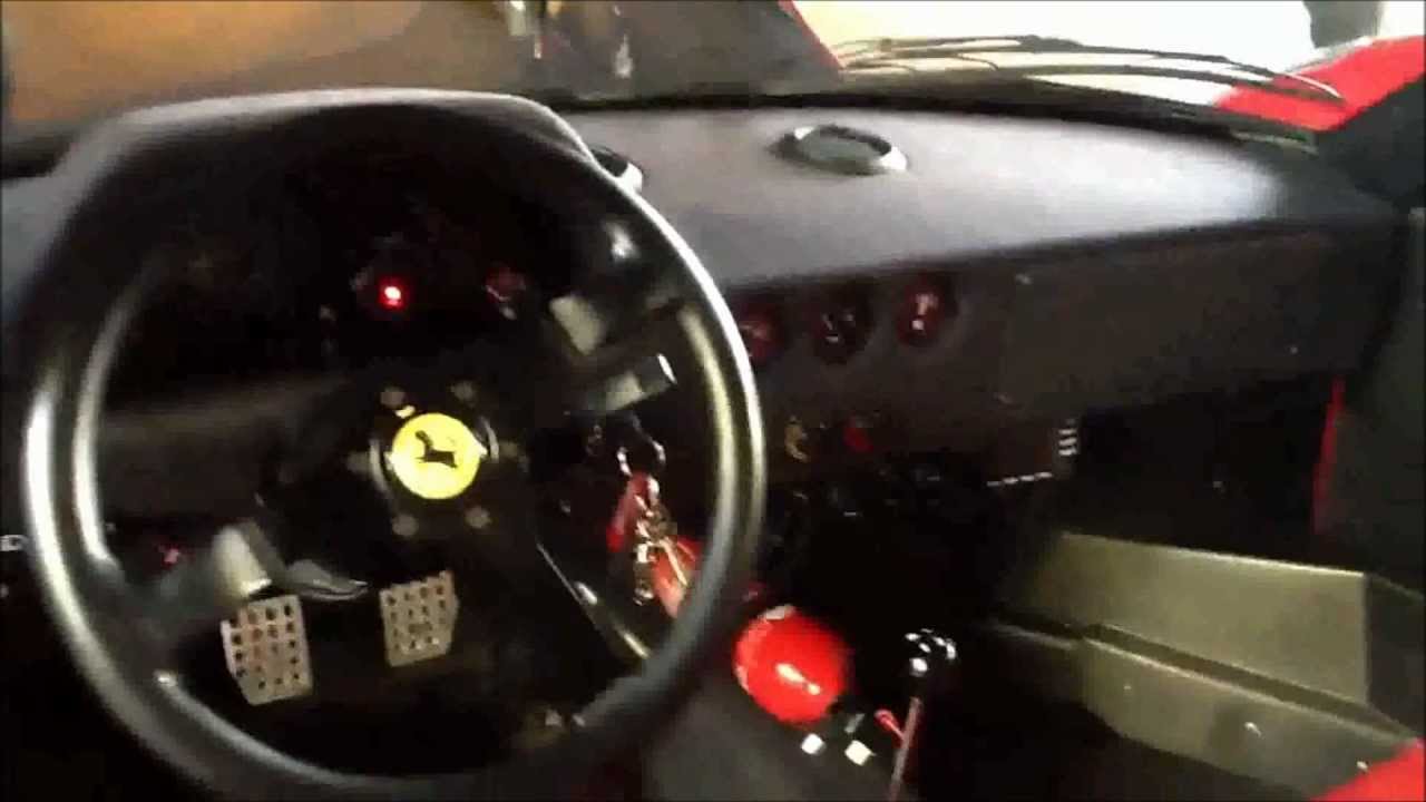 Ferrari F40 on Board + OPEN Engine Cover - YouTube