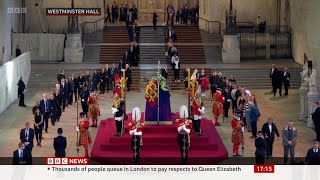 Queen's Lying-in-State Begins | BBC | 14th September 2022 | 5:15pm to 6pm
