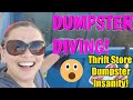 DUMPSTER DIVING! Thrift Store Dumpster Diving UNBELIEVABLE Haul! SAVED FROM THE LANDFILL!