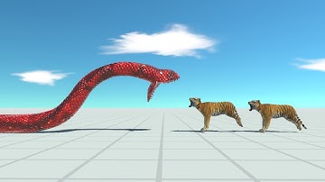 TITANOBOA vs 2x EVERY UNIT - Animal Revolt Battle Simulator