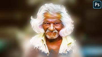 Mixer Brush Digital Painting In Photoshop I Photoshop Video Tutorial