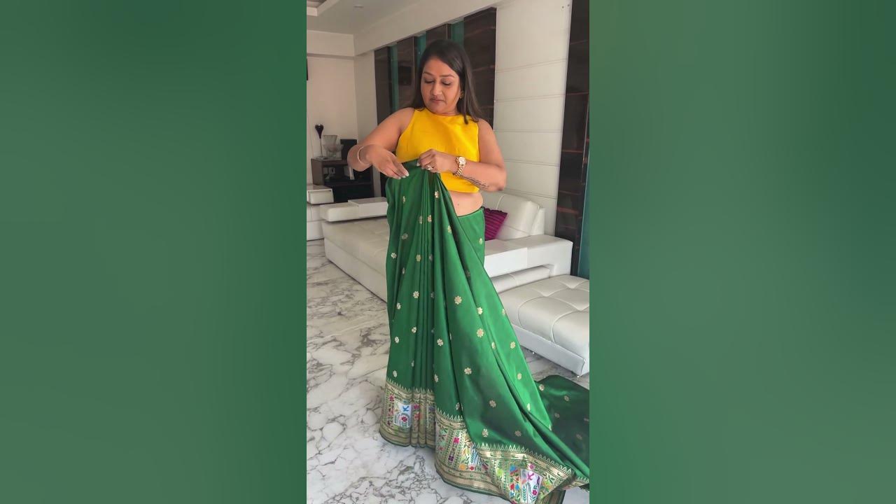 Where to start your first pleat from How to wear a saree Dolly Jain