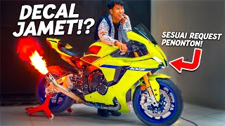 MASANG DECAL YAMAHA R1M TERKECE 🔥