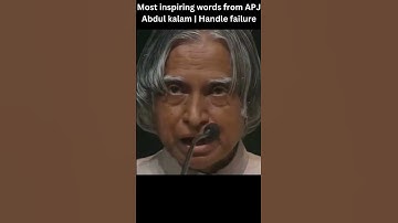 Leaders always take the responsibility | Most inspiring words from APJ Abdul kalam | Handle failure