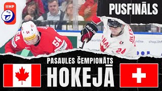 KANĀDA VS ŠVEICE | 2024. GADA PASAULES HOKEJA ČEMPIONĀTA 2. PUSFINĀLS