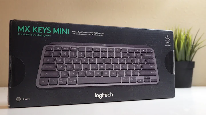 Logitech MX Keys Mini Keyboard Unboxing and Setup!!