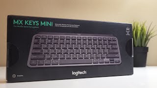 Logitech MX Keys Mini Keyboard Unboxing and Setup!!