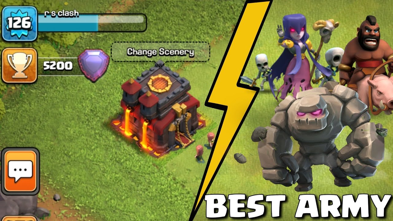 Best town hall 10 attack strategy 2023 youtube