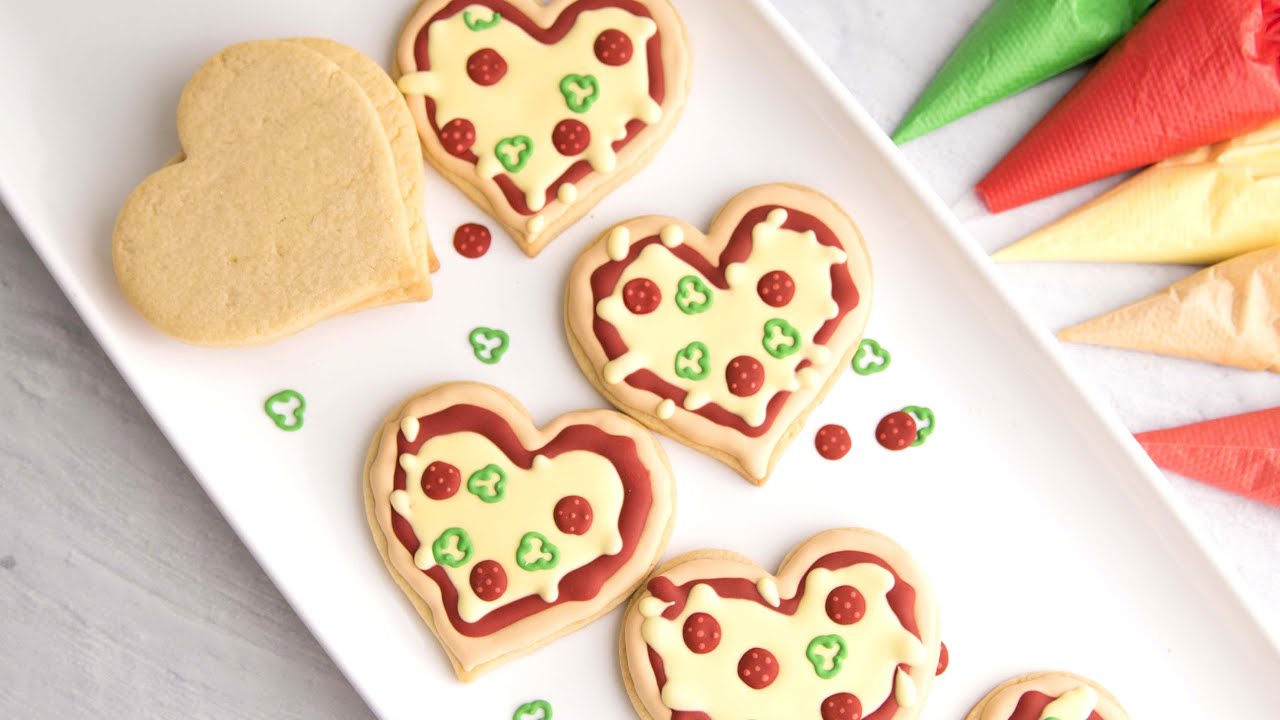 PIZZA HEART COOKIES