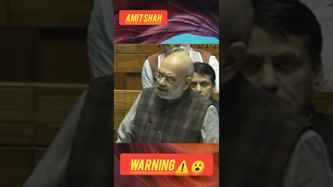 warning ⚠️ of Amit shah