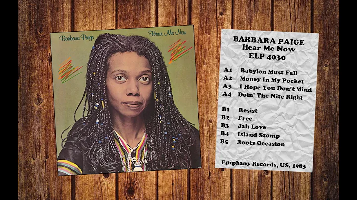 Barbara Paige  Hear Me Now (1983) Vinyl FULL ALBUM
