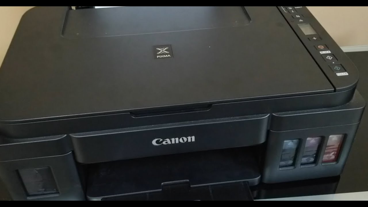 حل مشكلة تقطع الطباعة في طابعات كانون موديلات خزان الحبر وطريقة تنظيف رأس الطباعة وضخ الحبر