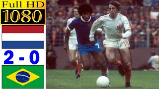 Netherlands 20 Brazil world cup 1974 | Full highlight | 1080p HD | Johan Cruyff | Ruud Krol