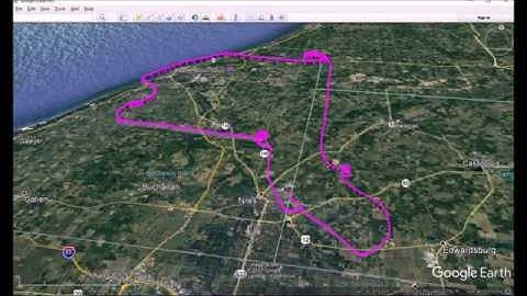 How to use Avare flight tracking with google earth