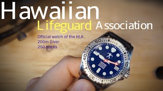 Official Hawaiian Lifeguard Association Watch - Well Made - 200m Diver for $250