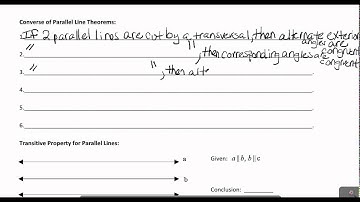 5.3 Congruent Angles Associated with Parallel Lines