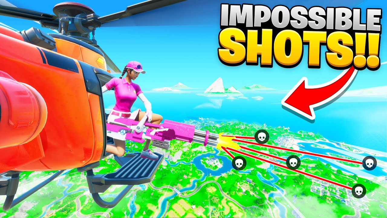 Fortnite Hacker hits IMPOSSIBLE SHOTS!
