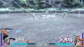Dissidia Final Fantasy Sephiroth lvl 36  vs ExDeath lvl 100  ( Leveltrick )