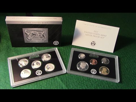 2022 Silver Proof Set Unboxing - with Women Quarters from U.S. Mint