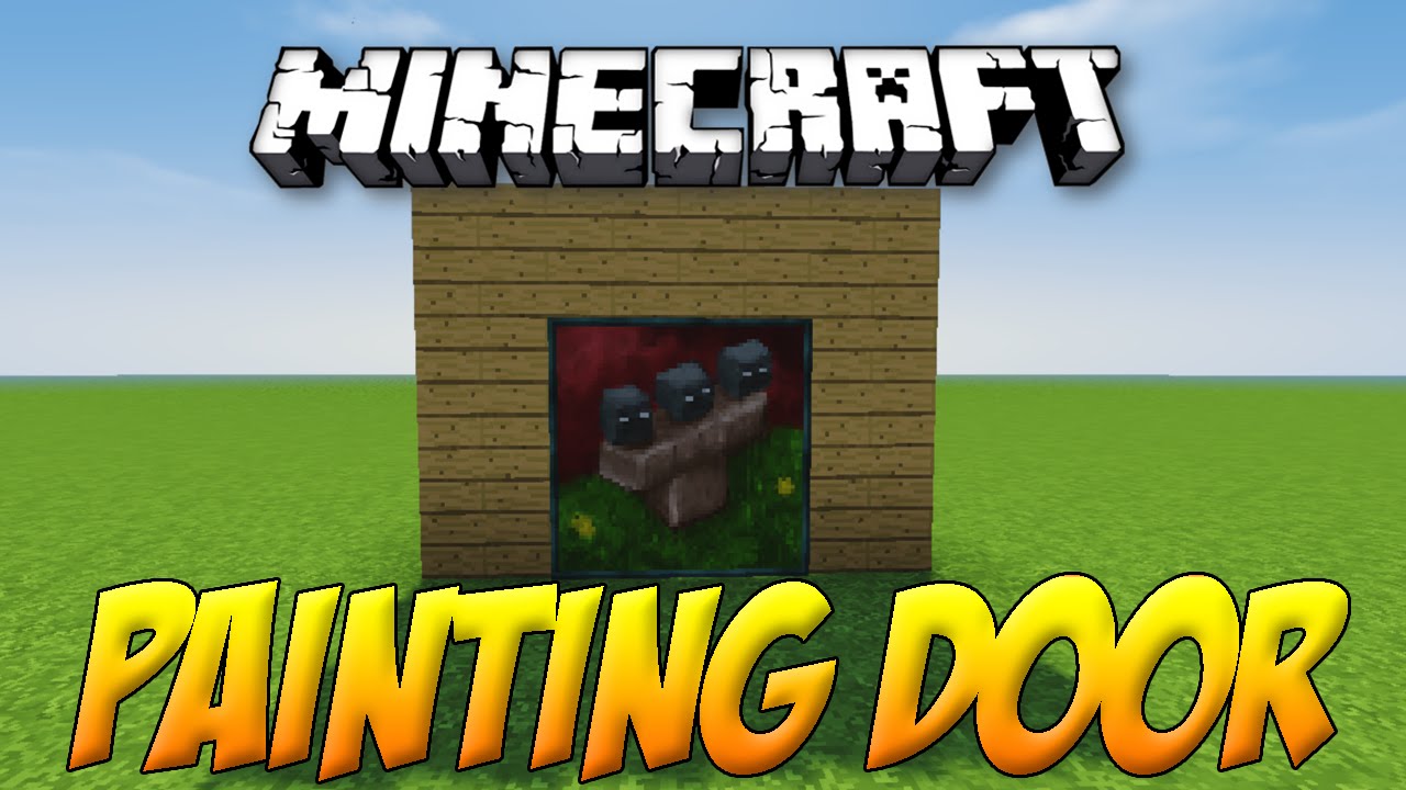 Minecraft: Simple Secret Painting Door Tutorial