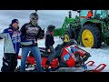 I Jumped A Tractor With My Snowmobile
