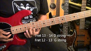 How To Play GLIDE Pleasure Bass Guitar Nate Phillips Style Slap Riff #4 Lesson @EricBlackmonGuitar