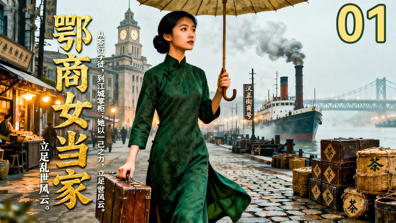 【2025 出色电视剧】鄂商女当家 01 丨她本世家千金小姐，意外救下苦力男子，爱上了有勇有谋的他，放弃一切追随他，互相扶持成一代巨商，却遭战乱只剩下怀孕的她带着丈夫的遗志踏上商船....
