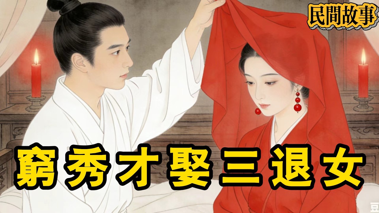 女子三次被退婚無人敢娶，窮秀才執意迎娶，洞房夜才知撿到絕世寶貝！#民間故事 #聽故事 #人生哲理 #睡前故事 #故事分享 #情感 #民间故事