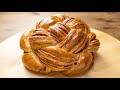 Purple Sweet Potato Braided Bread, Challah Bread