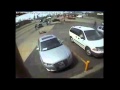 Driver attempts to run down officer on bike