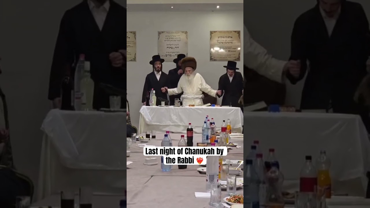 Last night of Chanukah by Rabbi Itcha Meir Morgenstern❤️‍🔥