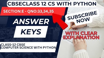 Cbse Class 12th Computer science  Answer Key 2024 |2 April C.S|Paper Analysis with Clear Explanation
