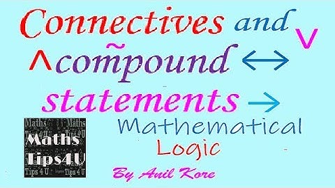 logical connectives and compound statement